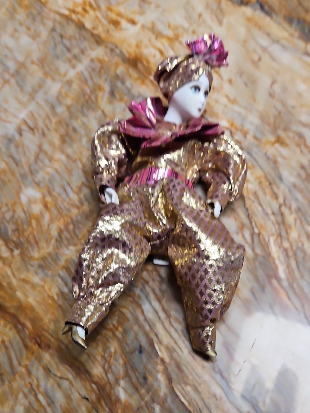 Vintage Porcelain Clown Doll